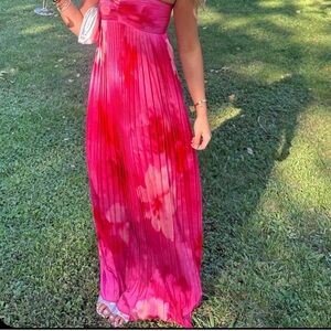 Lovers + Friends Strapless Pink Dress